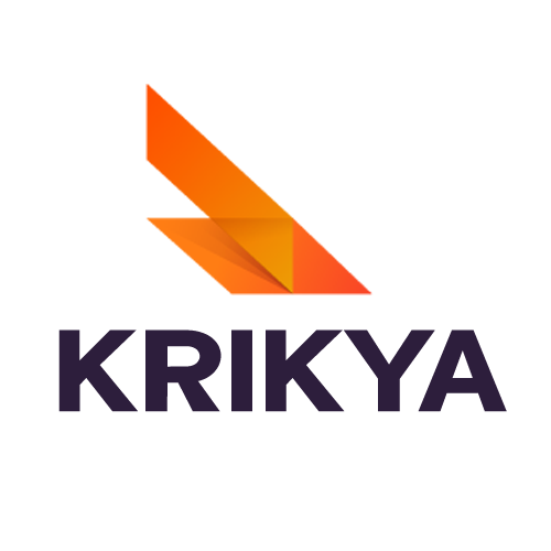 Krikya Login Logo Black